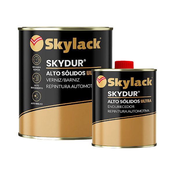 Verniz Alto Sólidos Ultra 13000 c/ Endurecedor Skylack 900ml + 450ml