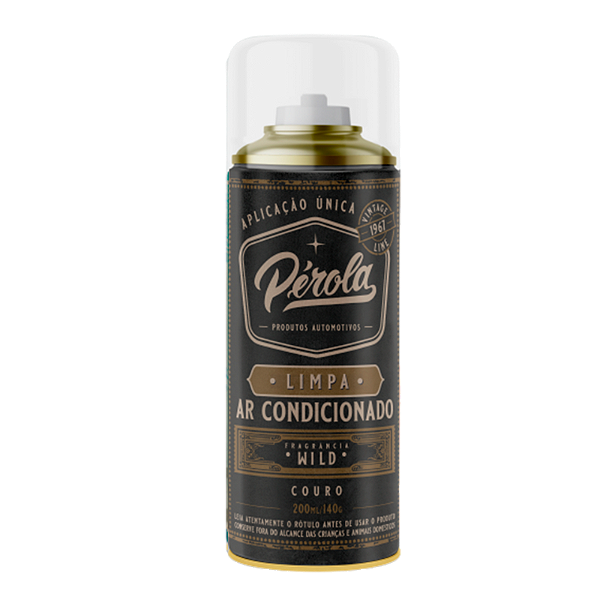 Limpa Ar Condicionado Wild Couro Pérola 200ml