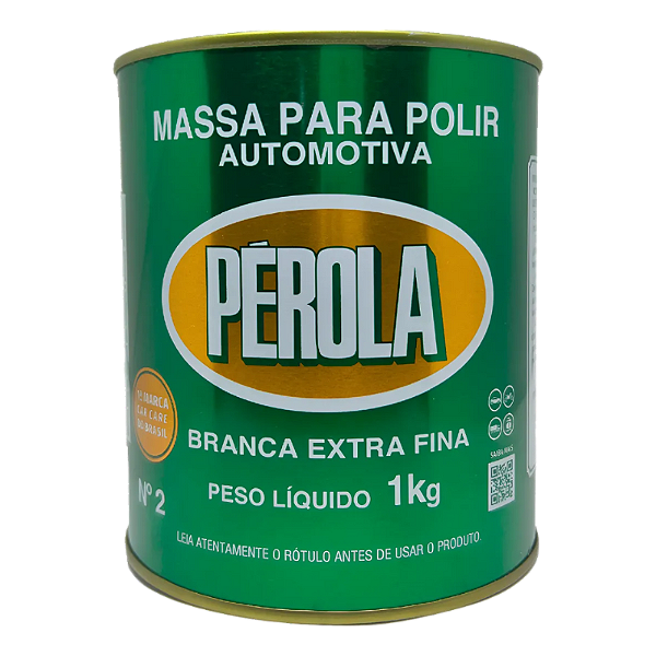 Massa para Polir Nº 2 Base Solvente Pérola 1kg
