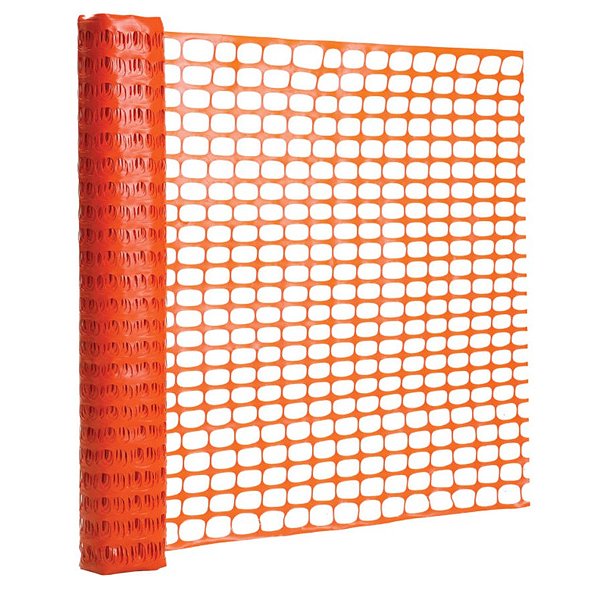 Tela Tapume Laranja 1,2x50m para Isolamento
