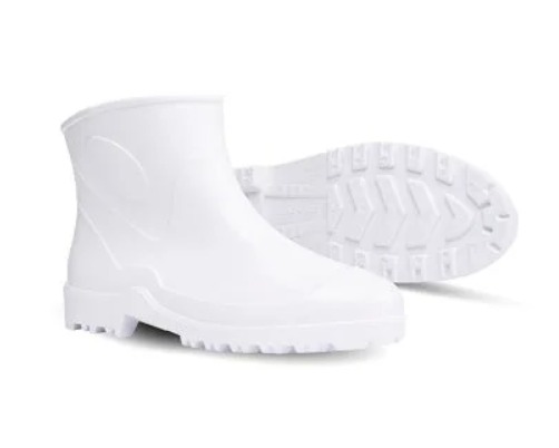 Bota PVC Innpro Cano Extra Curto Branca - CA 40681