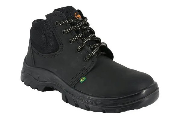 Botina Adventure de Segurança Ecosafety com Bico de PVC Preta - CA 40677