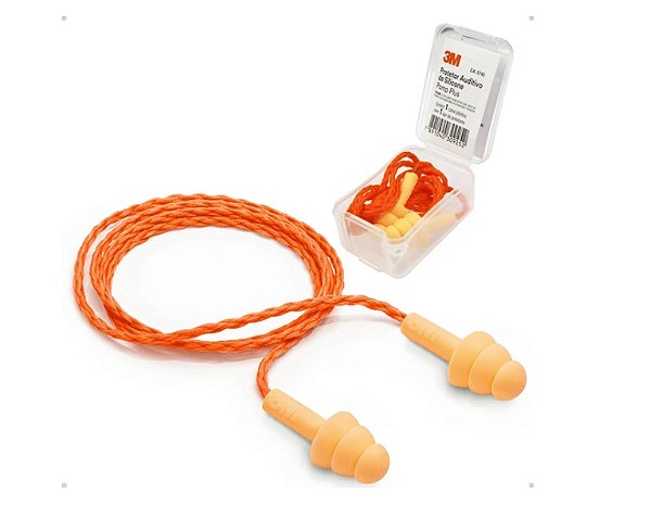 Protetor Auricular Tipo Plug Silicone 3M 19dB - CA 5745