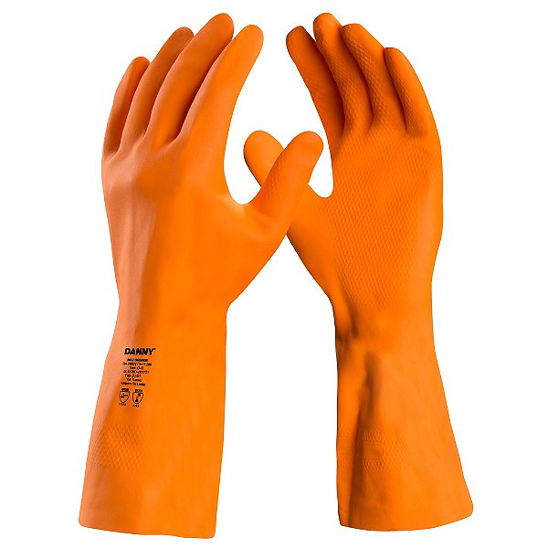 Luva de Segurança Danny Max Orange - CA 11286