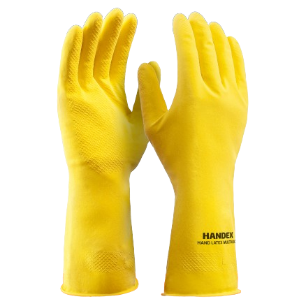 Luva de Segurança Látex Multiuso Hand - CA 43584