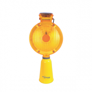 Sinalizador Solar PL6003 com LED e Encaixe p/ Cone