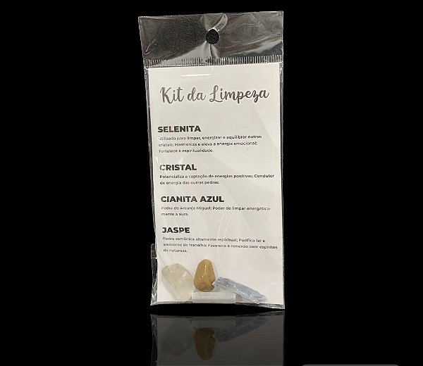 Kit de pedras Limpeza