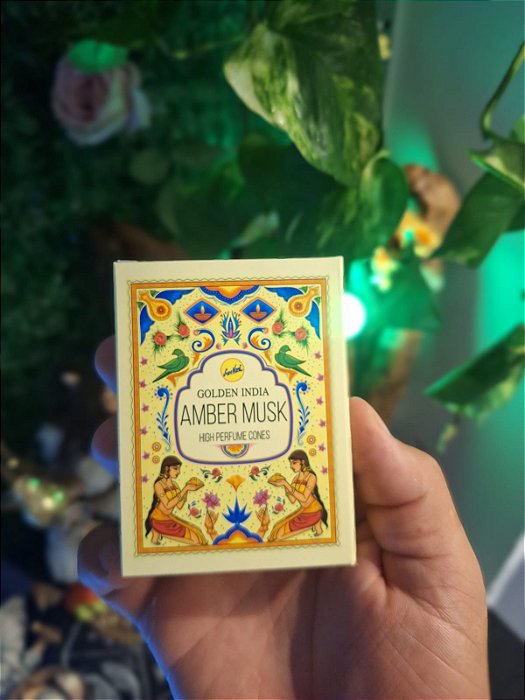 incenso cascata golden india AMBER MUSK