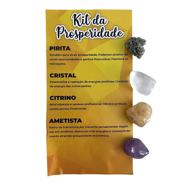 Kit Pedras Prosperidade