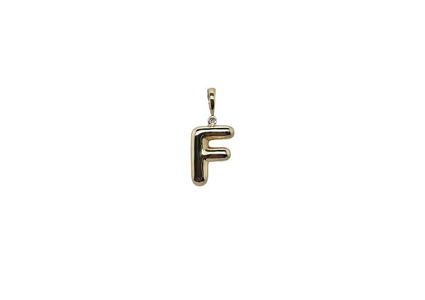Pingente Bold letra F