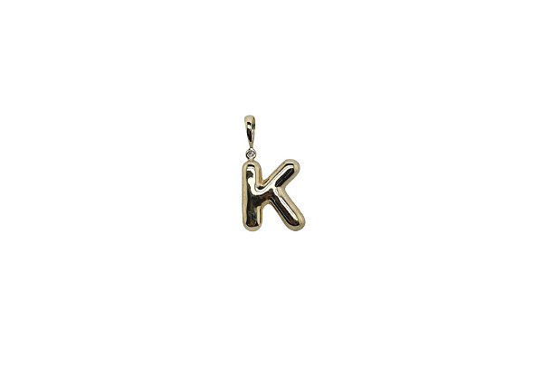 Pingente Bold letra K