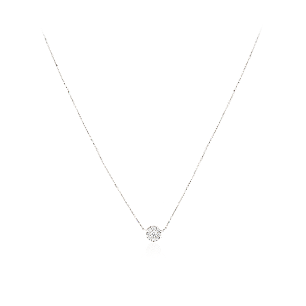 Colar Invisible Diamantes P