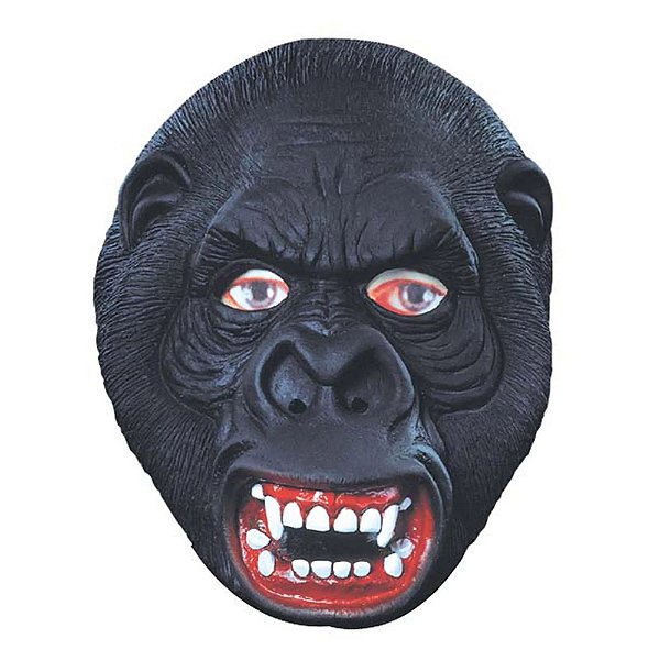 Máscara de Macaco Gorila Chimpanzé Orangotango em Látex Cosplay Realista Engraçado Festa Fantasia Halloween Carnaval