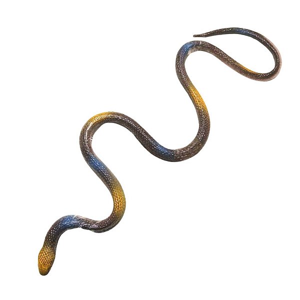 Cobra Coral de Borracha Enfeite Bicho Réptil Brincadeira Pegadinha Amigo da Onça Festa Selva Safari Decoração Halloween Dia das Bruxas