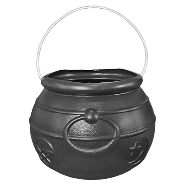 Mini Balde Caldeirão de Bruxa Enfeite Decoração Halloween Mesa de Doces Lembrancinha Baldinho Festa Halloween Dia das Bruxas Terror