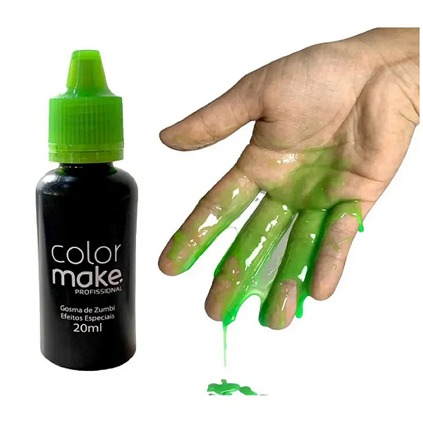 Gosma Zumbi Verde Maquiagem Monstro Halloween Efeitos Especiais Festa Noites do Terror