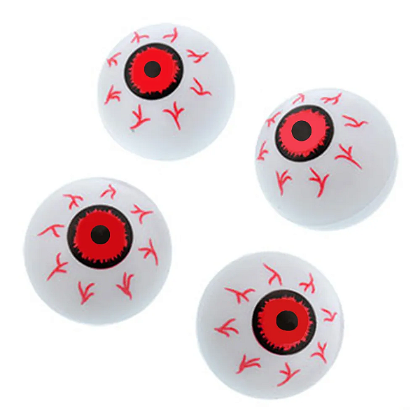 Enfeite Decoração Halloween Pacote Com Olhos Esbugalhados Festa Dia das Bruxas Noite Zumbi Terror Sexta Feira 13