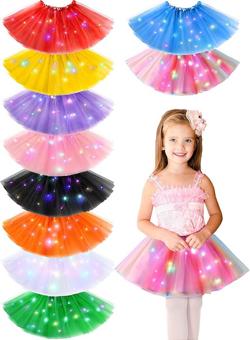 Saia Tutu Infantil c/ Led