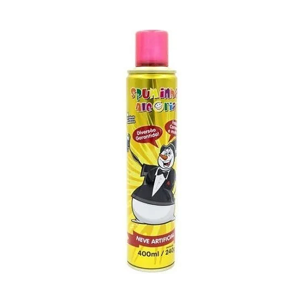 Spray de Espuma Branca Neve Artificial de Natal Espuminha Carnaval Bloquinho Festa Dia das Crianças