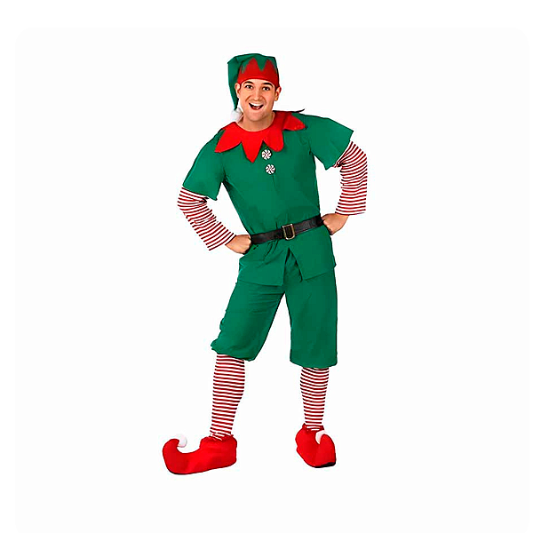 Fantasia de Duende Ajudante de Papai Noel Elfo Gnomo Peter Pan Anime Cosplay Teatro Festa de Natal Entrega de Presentes Noite Natalina