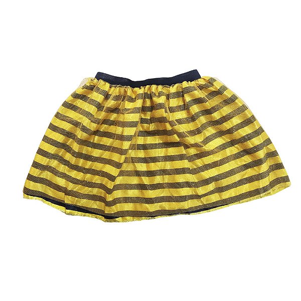 Saia Tutu Adulto Listrada Kit Fantasia De Abelha Cosplay Abelhinha Bichinhos Carnaval Bloquinho de Rua Acessório Bichos Insetos Mosquito