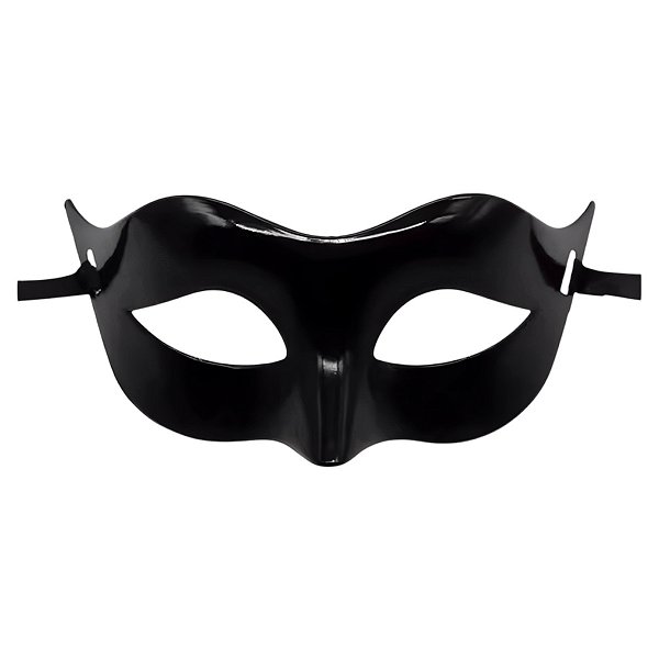 Máscara Veneziana Festa de Gala Baile de Máscaras Básica Lisa Feminina Acessório Cosplay Carnaval Halloween