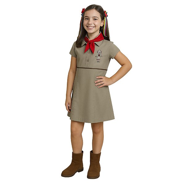 Vestido Cangaceira Infantil Festa Junina São João Arraiá Caipira Lampião Nordestino Luiz Gonzaga Gonzaguinha