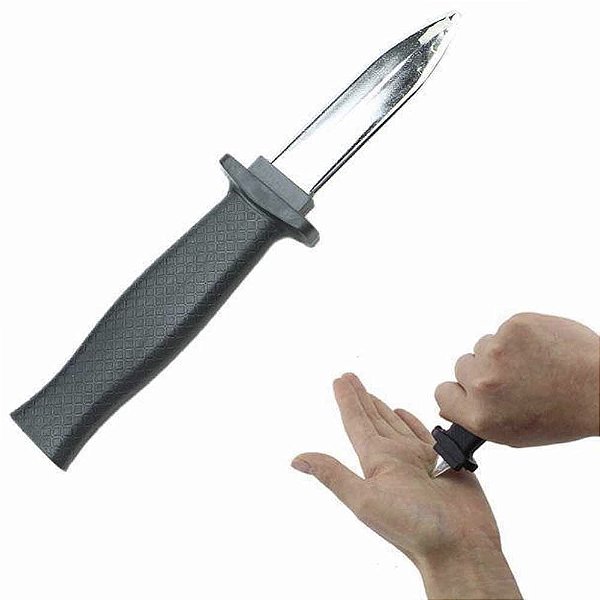 Faca Mágica de Plástico de Brinquedo Acessório Cosplay Fantasia Assassino Serial Killer Festa Haloween Noite Terror