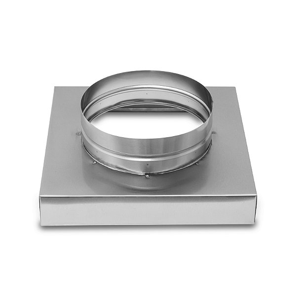 Adaptação para Chaminé 30,5 x 30,5 cm Aço Inox 304