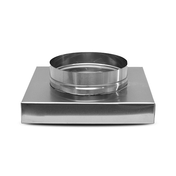Adaptação para Chaminé 30,5 x 30,5 cm Aço Inox 430