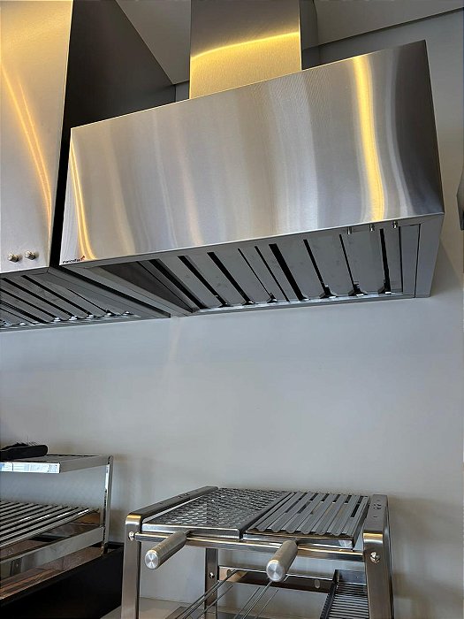 Coifa Modelo Americano Para Churrasqueira