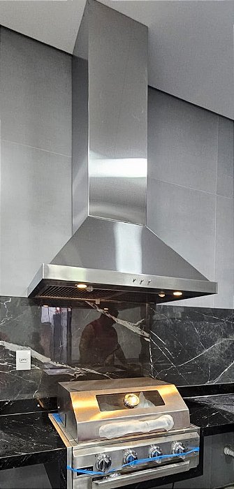 COIFA MODELO PIRAMIDAL EM AÇO INOX