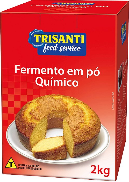 FERMENTO QUIMICO EM PO - TRISANTI FOOD SERVICE - 2KG