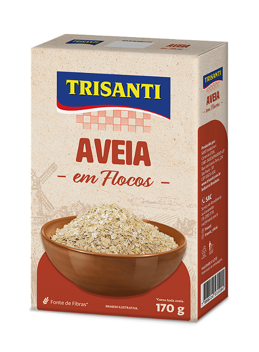 AVEIA EM FLOCOS  - TRISANTI - 170G