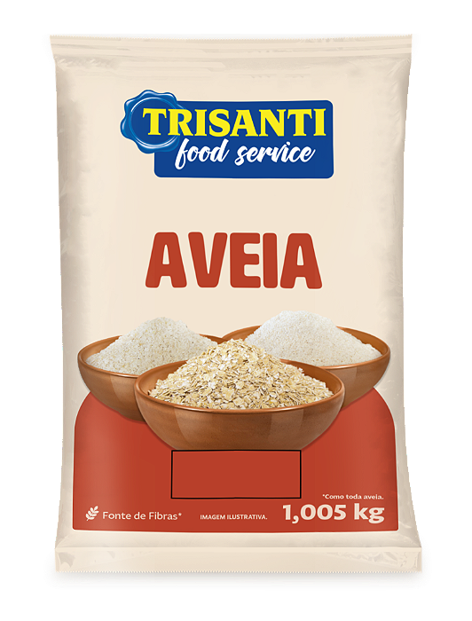AVEIA EM FLOCOS - TRISANTI FOOD SERVICE - 1,005KG