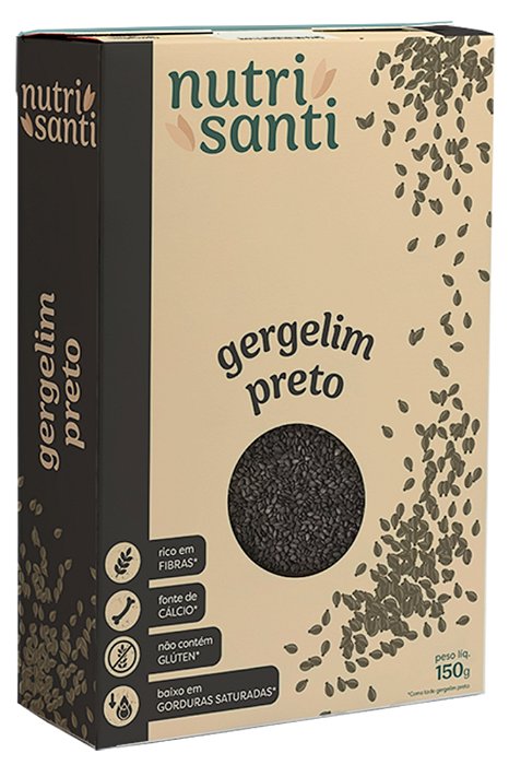 GERGELIM PRETO - NUTRISANTI - 150G
