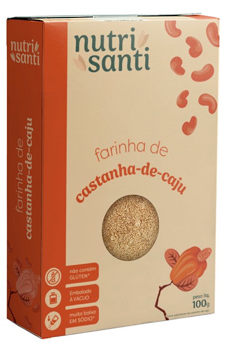 FARINHA DE CASTANHA DE CAJU - NUTRISANTI - 100G