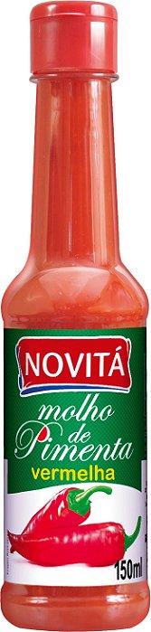 MOLHO DE PIMENTA VERMELHA - NOVITA - 150ML