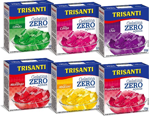 GELATINA ZERO AÇÚCAR 12G - SABORES