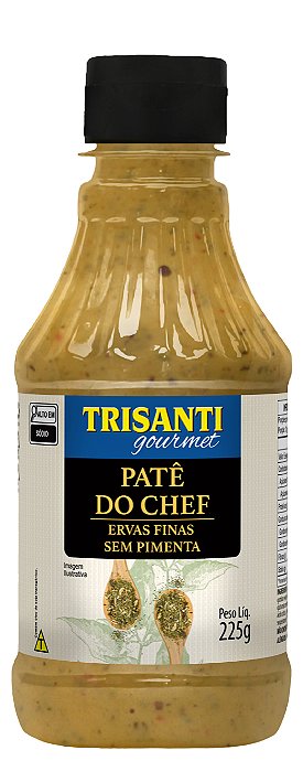 PATE DO CHEF COM ERVAS FINAS - TRISANTI GOURMET - 225G