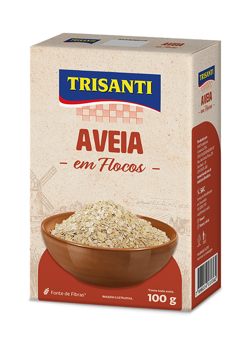 AVEIA EM FLOCOS - TRISANTI - 100G
