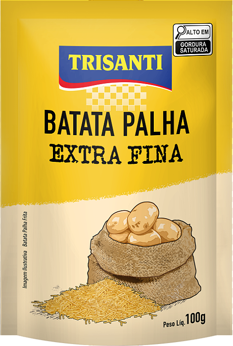 BATATA PALHA EXTRA FINA - TRISANTI - 100G