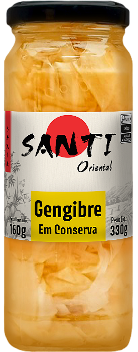GENGIBRE EM CONSERVA - SANTI ORIENTAL - 330G