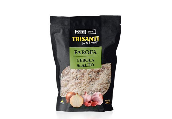 FAROFA COM CEBOLA E ALHO - TRISANTI GOURMET - 200G