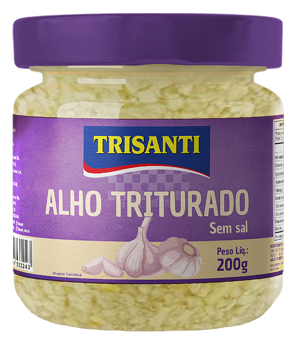 ALHO TRITURADO SEM SAL - 200G