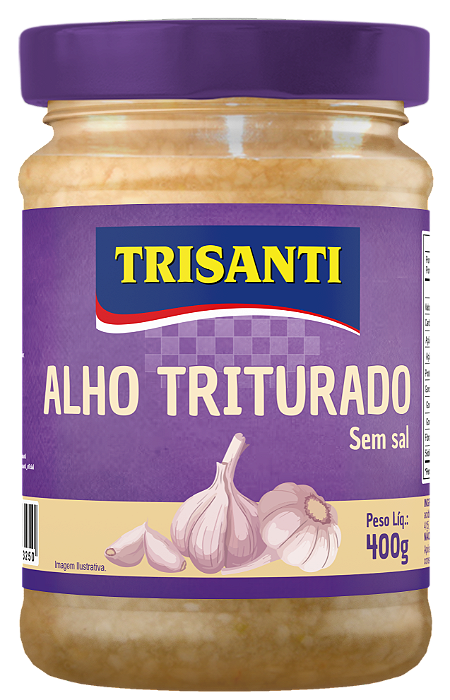 ALHO TRITURADO SEM SAL - 400G