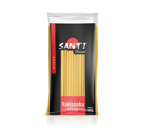MASSA PARA YAKISSOBA - SANTI ORIENTAL - 500G