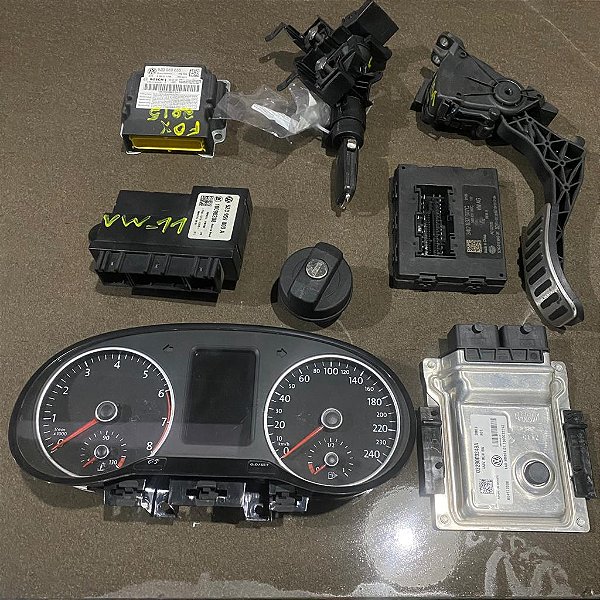 KIT CODE MÓDULO VOLKSWAGEN FOX MSI 1.6 8V 2015 MANUAL