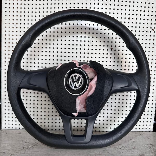VOLANTE VOLKSWAGEN POLO MSI 2018 ORIGINAL ( BOLSA AIRBAG ACIONADA )