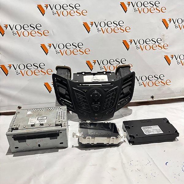 RÁDIO FORD FIESTA S 2014 ORIGINAL OBS ( FALTA MOLDURA SUPERIOR )